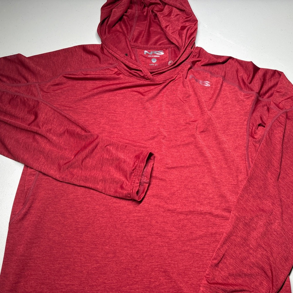 NRS Silkweight Hoodie Mens S UPF50 Protection Breathable Quick Dry lightweight